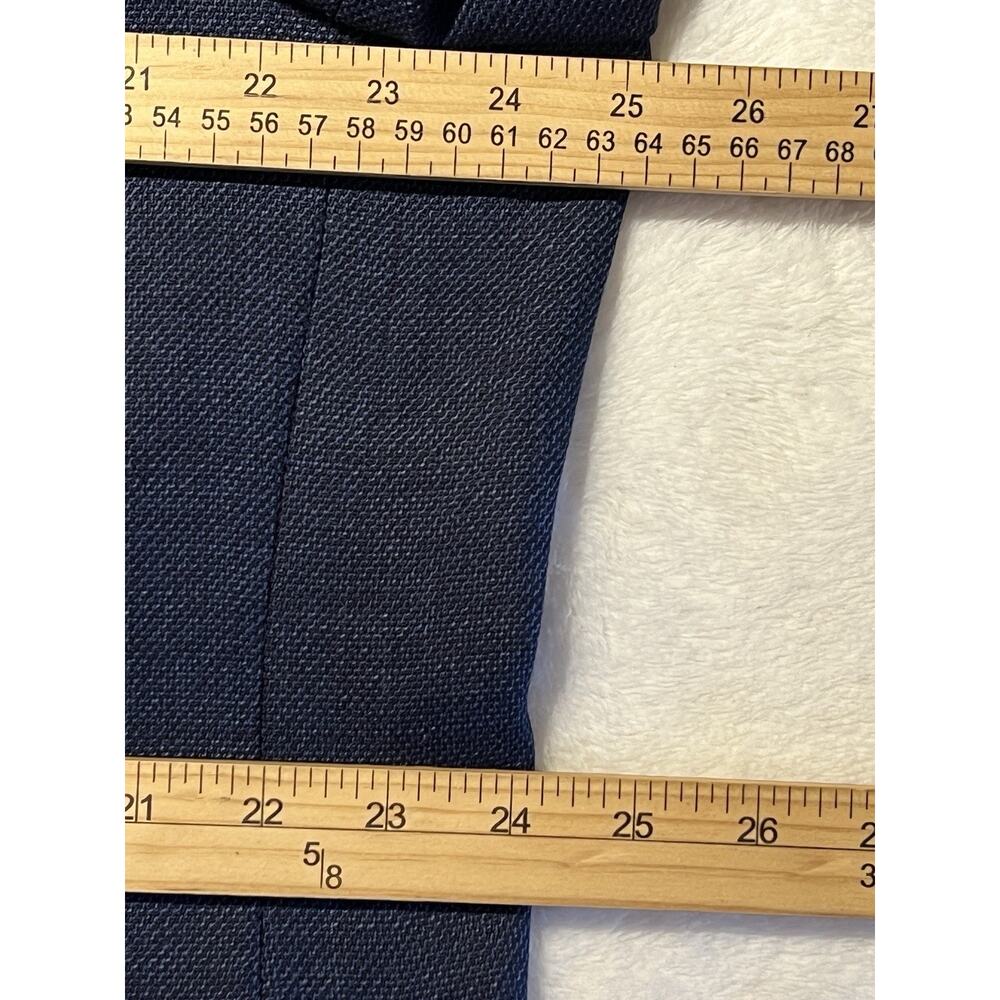Jos A Bank Traveler 48L Tailored Fit Starlight Blue Hopsack Blazer Sport Coat - Picture 14 of 15